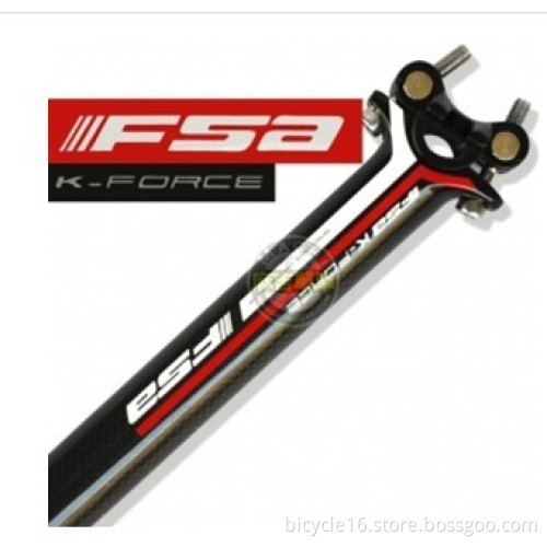 FSA-k Carbon Fibre double nail seatpost MTB bike seatpost 31.6*350mm 3K